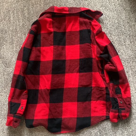Old Navy flannel shirt boys size 8 - Picture 3 of 4